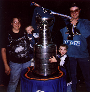 Us with the Stanley Cup